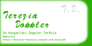 terezia doppler business card